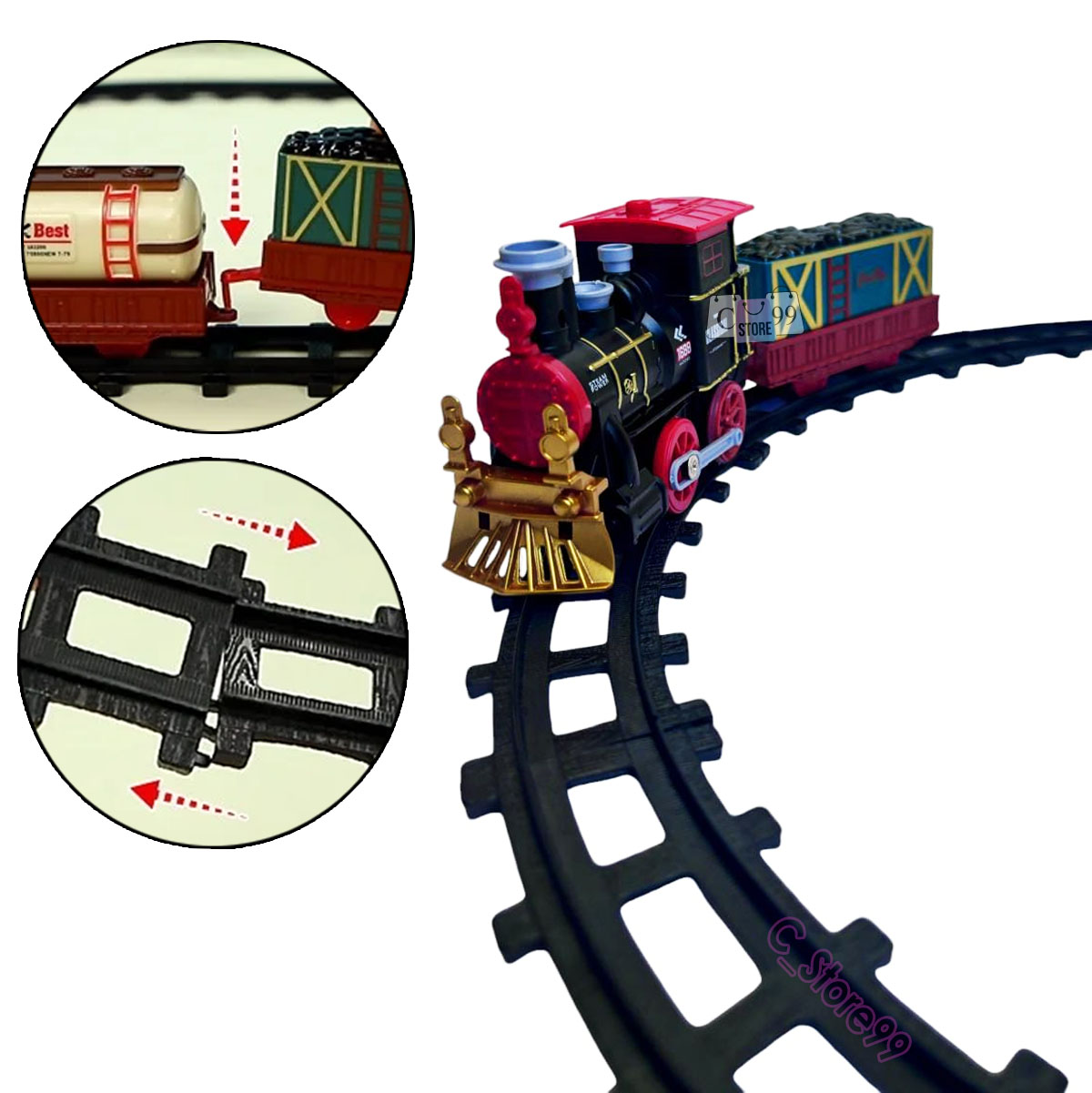 Miniatura 5 de Tren Clásico Decoración Navideña